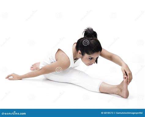 Asian Woman Doing Yoga Stock Image Image Of Beautiful 6818573