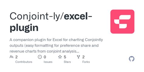Github Conjoint Lyexcel Plugin A Companion Plugin For Excel For