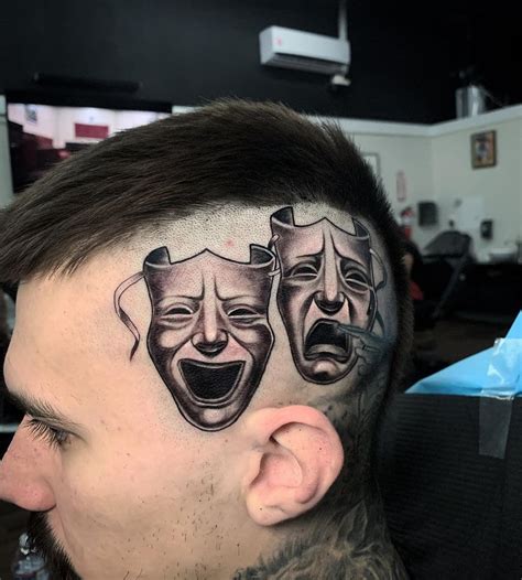 Amazing Drama Face Tattoo Ideas That Will Blow Your Mind Outsons