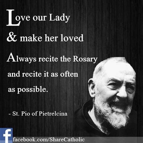Little Plant Of St Francis St Padre Pio Quotes