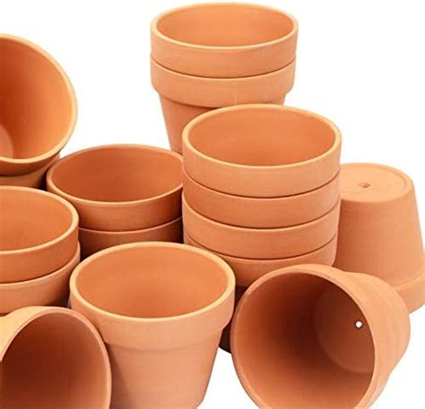 Blqh 26 Pack 4 Planter Nursery Pots Clay Pots Terracotta Pot Clay