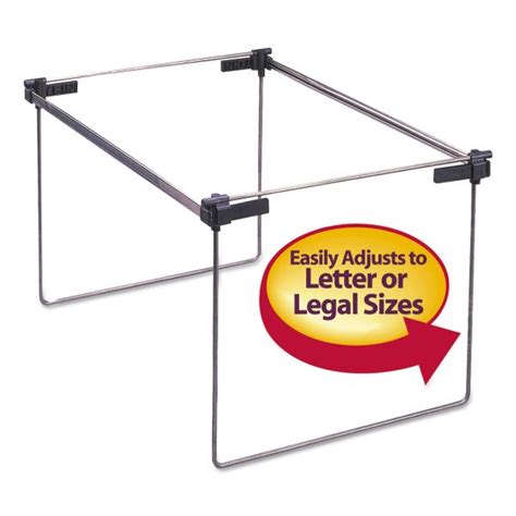 File bars (sometimes called file rails) are used in file cabinets to create a hanging structure for hanging file folders. Smead Hanging Folder Frame, Letter/Legal Size, 12-24" Long ...