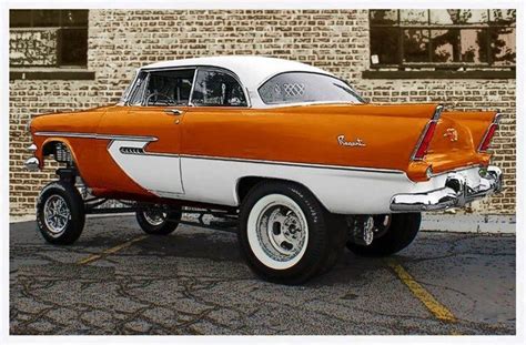 Very Unusual Mid 50s Plymouth Gasser Style Drag Racing Cars Hot