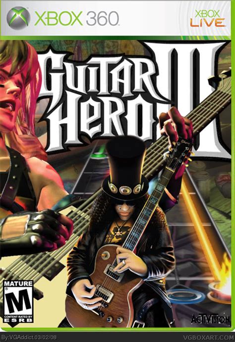 Guitar Hero Iii Xbox 360 Box Art Cover By Vgaddict