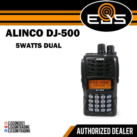 Alinco Dj 500 Dual Band Portable Radio Shopee Philippines