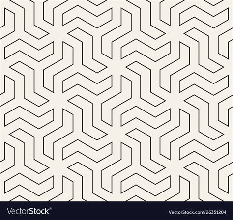 Seamless Geometric Pattern Simple Abstract Vector Image