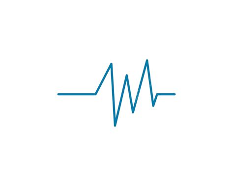 Heartbeat Cardiogram Icon Heart Modern Cardiac Vector Heart Modern