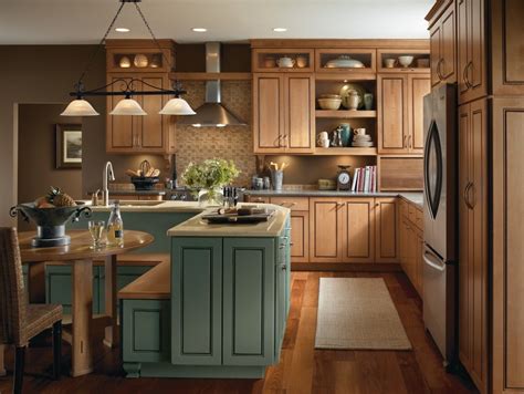2 tone chevy's were always some of my favorites ! Kemper Cabinets: Traditional Two-Tone Kitchen ...
