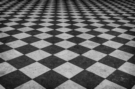 Black And White Checkered Floor — Stock Photo © Stevanovicigor 24065885