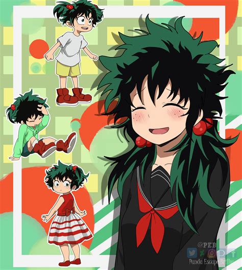 If deku (mha au) had a sister. Midoriya Izuku / Deku female (genderbend) by Fuko99 on DeviantArt