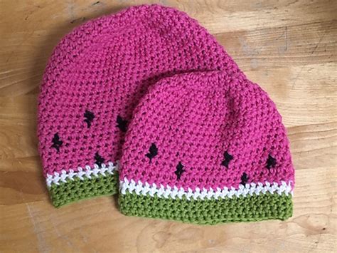 Ravelry Watermelon Hat Pattern By Rebecca Vendetti