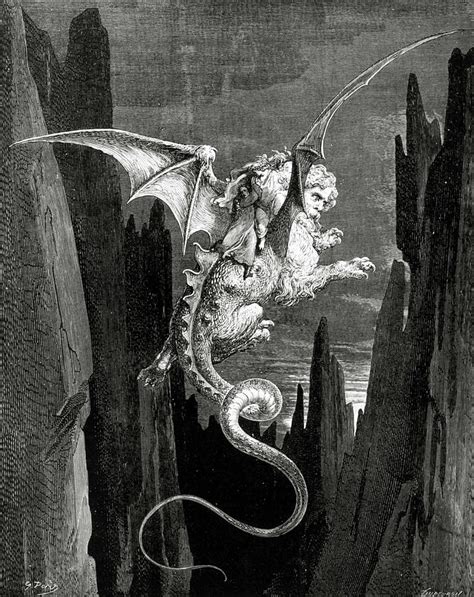 Gustave Dore Dantes Inferno Canto Xvii New Terror I Conceived From