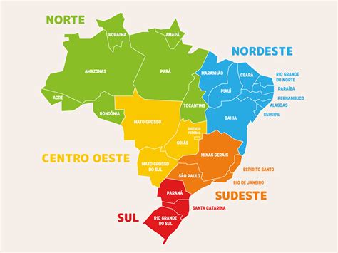 As 5 Regiões Do Brasil E Suas Principais Características Com Mapa