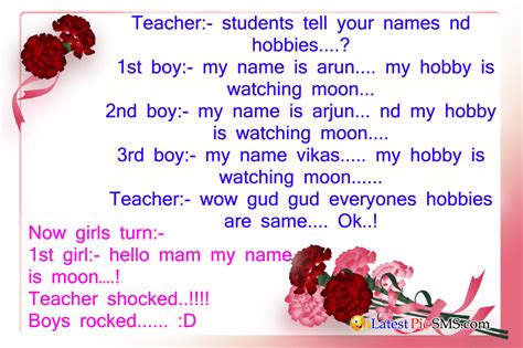 See more ideas about teacher jokes, teacher humor, bones funny. SMS of The Day in English with Pictures | Latest Picture SMS