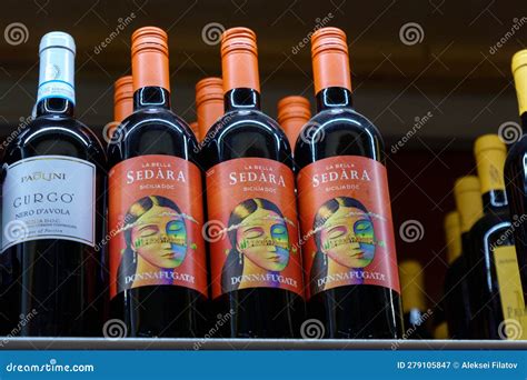 Tyumen Russia March 17 2023 Donnafugata Wine La Bella Sedara A