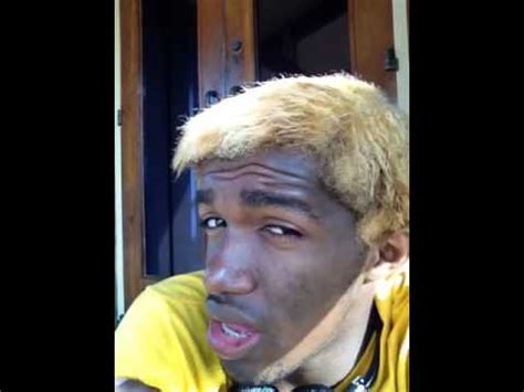 As you can see, he is a natural redhead wi. How to not dye black people hair blonde - YouTube