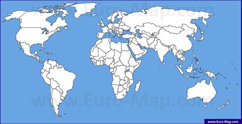 Карта мира Подробная политическая карта мира на русском языке со