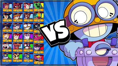 Create a skin for either brawler with this theme in mind. CARL 1v1 against EVERY Brawler! | Tips for tripling his ...