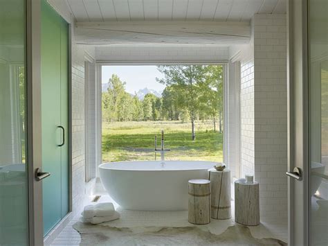 Little Luxury 30 Bathrooms That Delight With A Side Table For The Bathtub