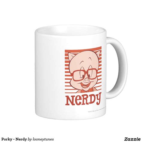 Porky Nerdy Coffee Mug Mugs Nerdy Coffee Mugs