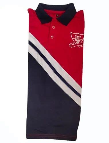 Cotton School Uniform Full Sleeve T Shirt Size Medium At Rs 200piece