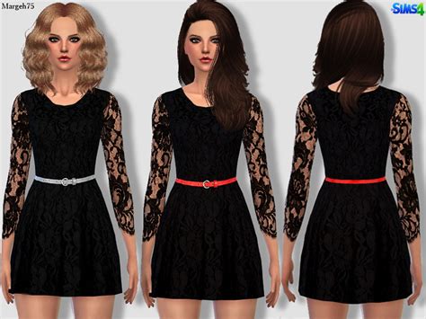 Kaliko Lace Dress By Margie At Sims Addictions Sims 4 Updates