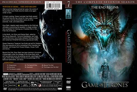 Coversboxsk Game Of Thrones Season 7 High Quality Dvd Blueray