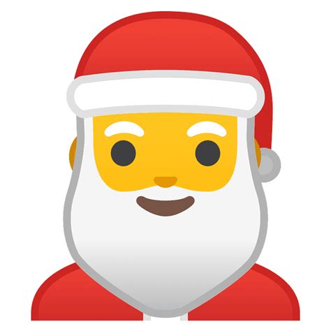 Santa Claus Emoji Clipart Free Download Transparent Png Creazilla