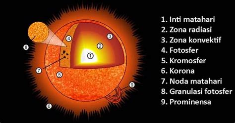 Matahari Pengertian Bagianstruktur Gambar Unsur Karakteristik