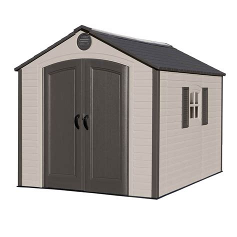 Lifetime 8' x 10' Outdoor Storage Shed - Brown/Tan - BJ's Wholesale Club