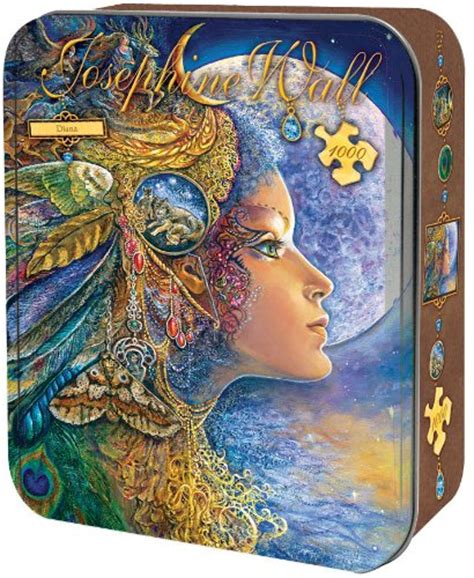 This stunning 1000 piece jigsaw puzzle is based on the painting the three graces by josephine wall and is enhanced with gold glitter highlights throughout the puzzle! Josephine Wall Jigsaw Puzzles | Jigsaw Puzzles For Adults