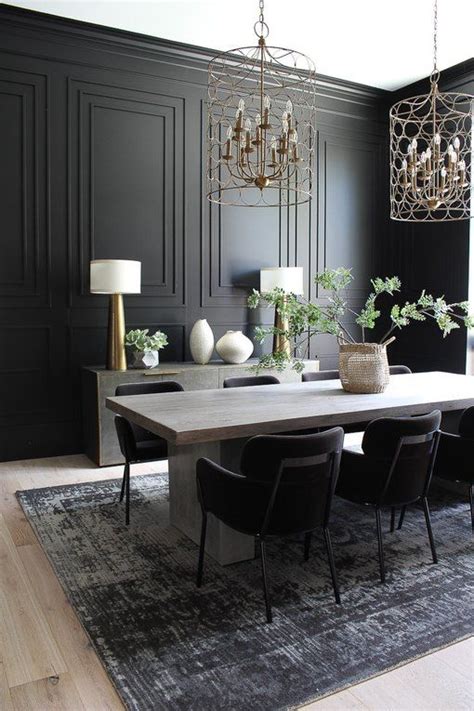 8 Black Dining Room Ideas That Prove Bold Color Is The Best Way To Set