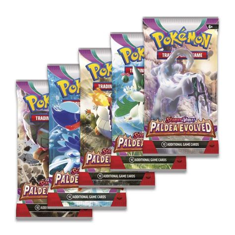 Pokemon Scarlet And Violet Paldea Evolved Booster Pack A And C Games