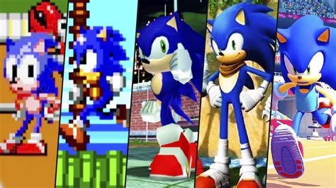 All Sonics In Sonic Games Youtube