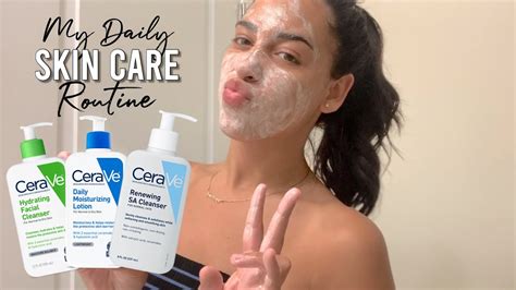My Skin Care Routine How To Get Rid Of Bumps Youtube