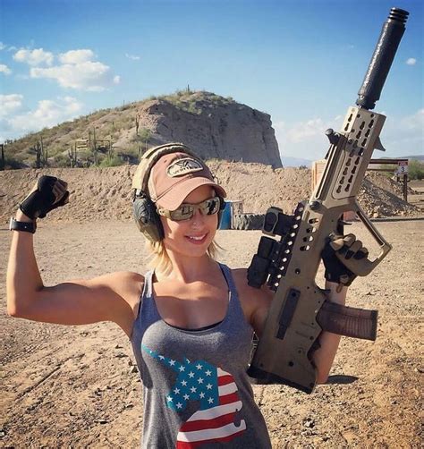 i like her bullpup army girl military girl guns