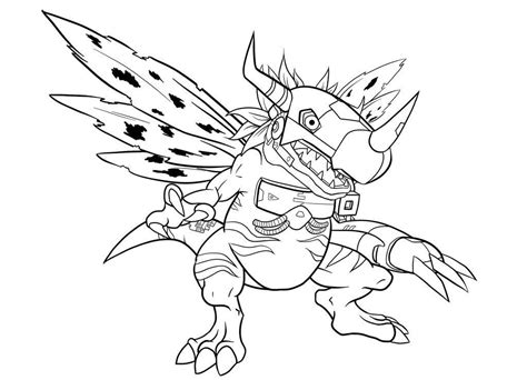 Printable Digimon Coloring Pages - Coloring Home