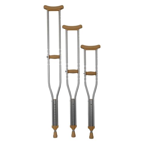 Pair Of Aluminium Underarm Crutches Omnisurge