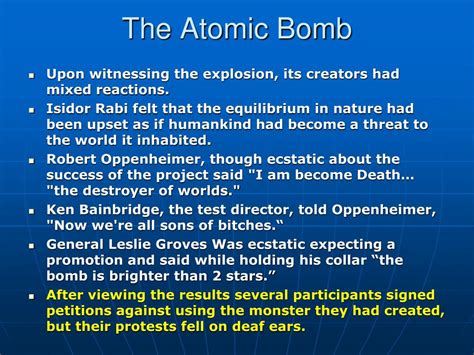Ppt Atomic Bomb Powerpoint Presentation Free Download Id2811130