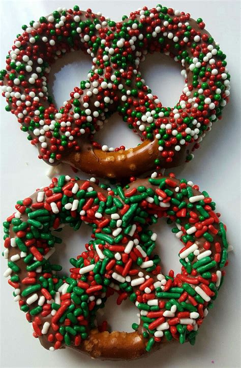 Gourmet Milk Chocolate Covered Pretzels Holiday Christmas Etsy