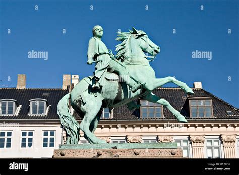 Statue Of Bishop Absalon Copenhagen Denmark Stock Photo Alamy