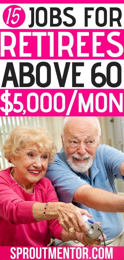 Part Time Jobs For Seniors Above 60 Sproutmentor Earn Money From