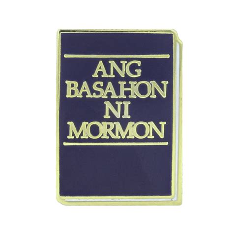 Book Of Mormon Pin Cebuano In Lds Pins And Tie Bars On