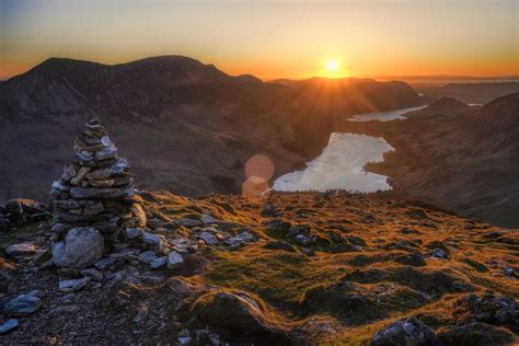 Sunset Over Lake Buttermere Lake District Uk Oc 6165x4110 R