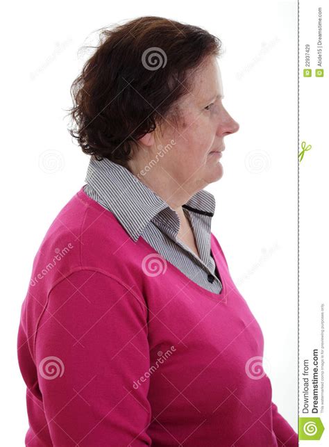 Side Profile Of A Woman Stock Image Image Of Pensioners