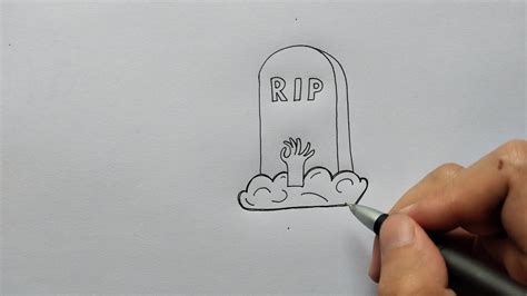 Cómo Dibujar Una Tumbahow To Draw A Tomb Youtube