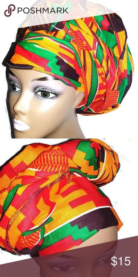 African Prints Kente Ankara Head Wrap African Print Kente Head Wraps