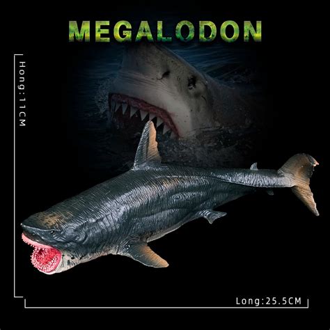 Simulation Sea Life Megalodon Whale Shark Model Action Figure Pvc Ocean