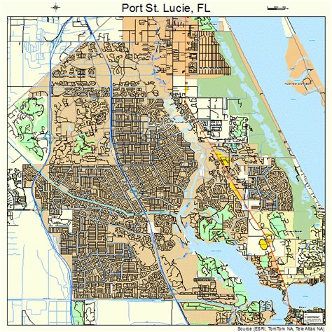Map Of Port St Lucie Florida Maps Of Florida