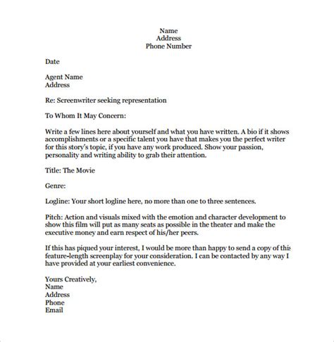 sample query letter templates  ms word